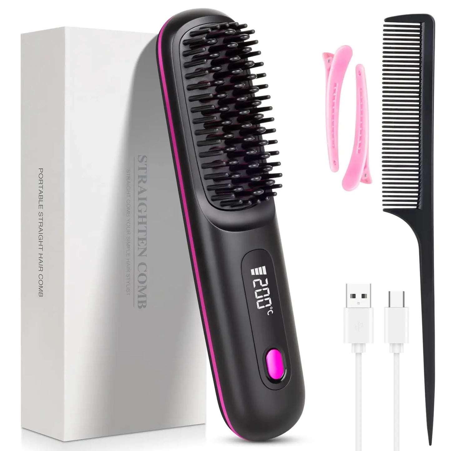 Precision LED Straightening Comb by Awelya