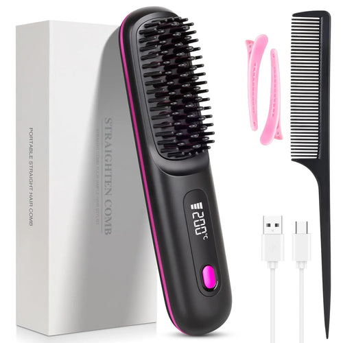 Precision LED Straightening Comb by Awelya