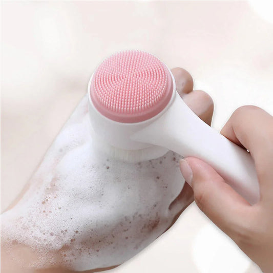 Double-Sided Silicone Cleansing Brush by Awelya