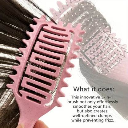Hollow vented brush body